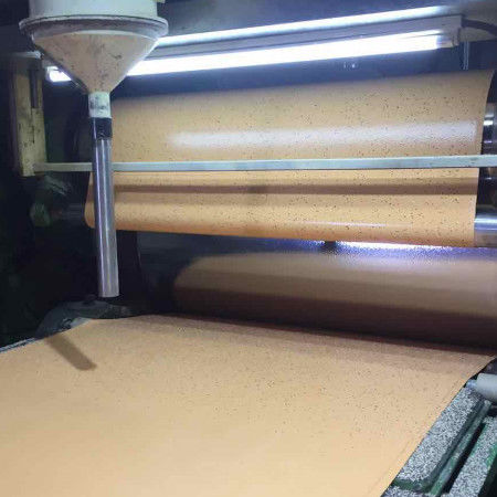 15x1.22m Smooth Rubber Flooring Rolls , Shock Absorbing Rubber Flooring